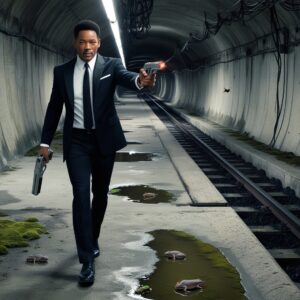 Вілл Сміт у тунелі гіперлупу